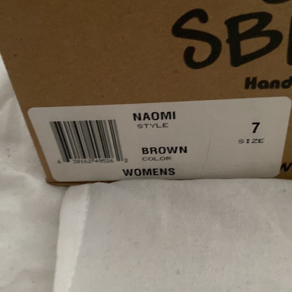 Sbicca Wedges Size 7 brown - Picture 2 of 5